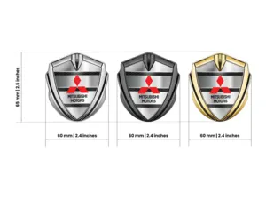 Mitsubishi Emblema Silicona Insignia Limitada Estilo Fina Imagen